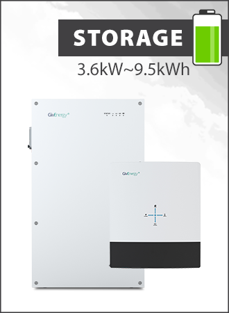 GivEnergy Gen3 - 3.6kW 1PH Hybrid Inverter with 9.5kWh Battery Package (9.5kWh)⚡🔋🔌 - Sollar