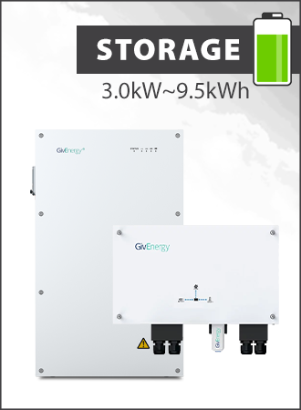 GivEnergy - 3.0kW AC Coupled inverter with 9.5kWh Battery Package (9.5kWh)⚡🔋🔌 - Sollar